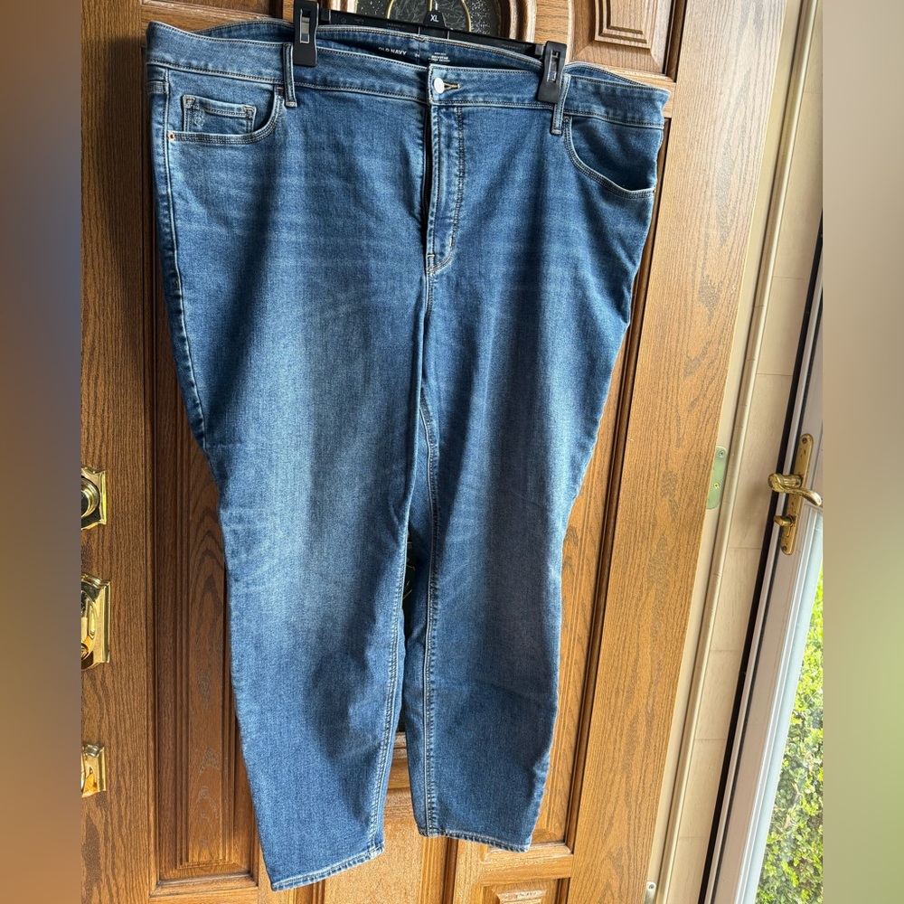 Old Navy Plus Size Rock Star Super Skinny High Rise Jeans
